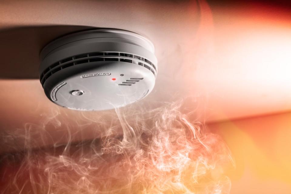 Perpetrators of family violence sometimes use fire and burning to coercively control or punish their partner or former partner. <a href="https://www.shutterstock.com/image-photo/smoke-detector-interlinked-fire-alarm-action-2044171184" rel="nofollow noopener" target="_blank" data-ylk="slk:Shutterstock;elm:context_link;itc:0;sec:content-canvas" class="link ">Shutterstock</a>