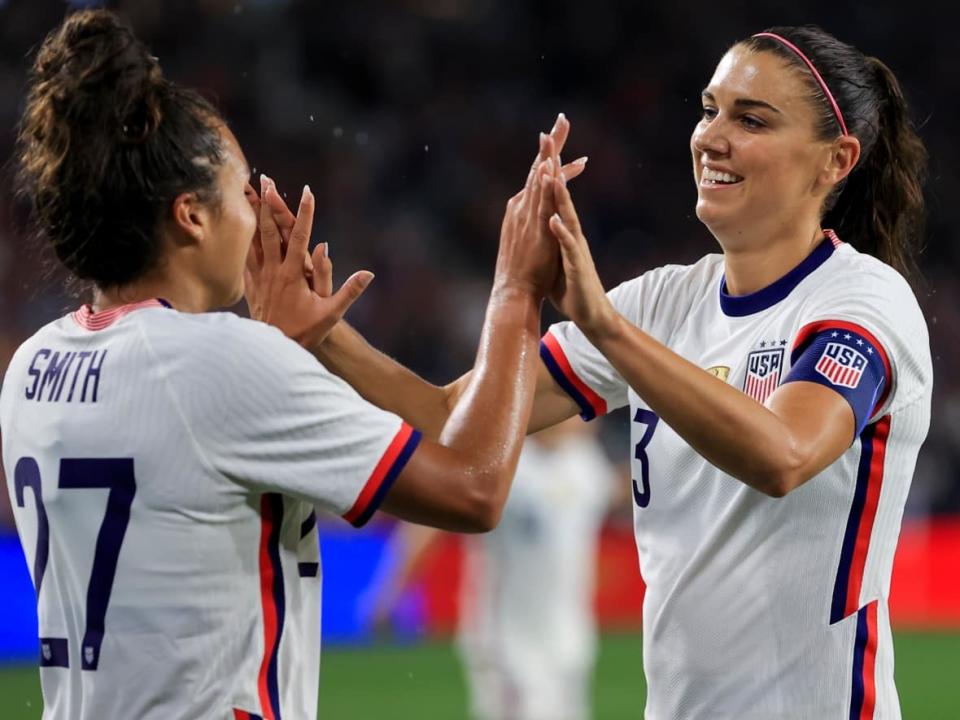 U.S. national men's and women's soccer team players will now receive equal prize money. (Aaron Doster/The Associated Press - image credit)