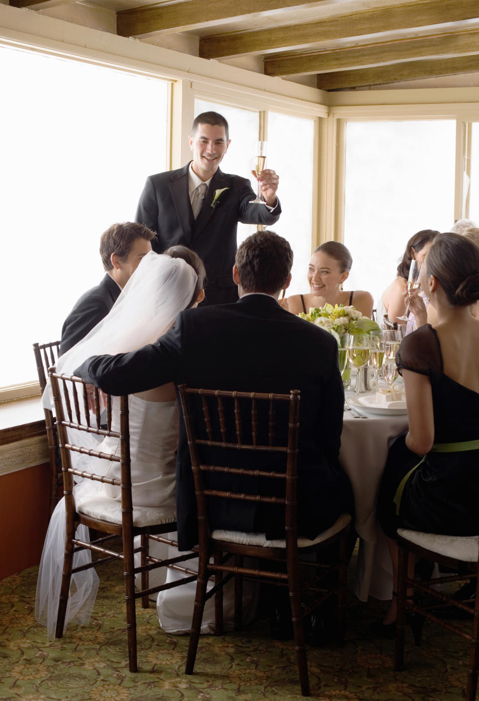 Best man giving a speech