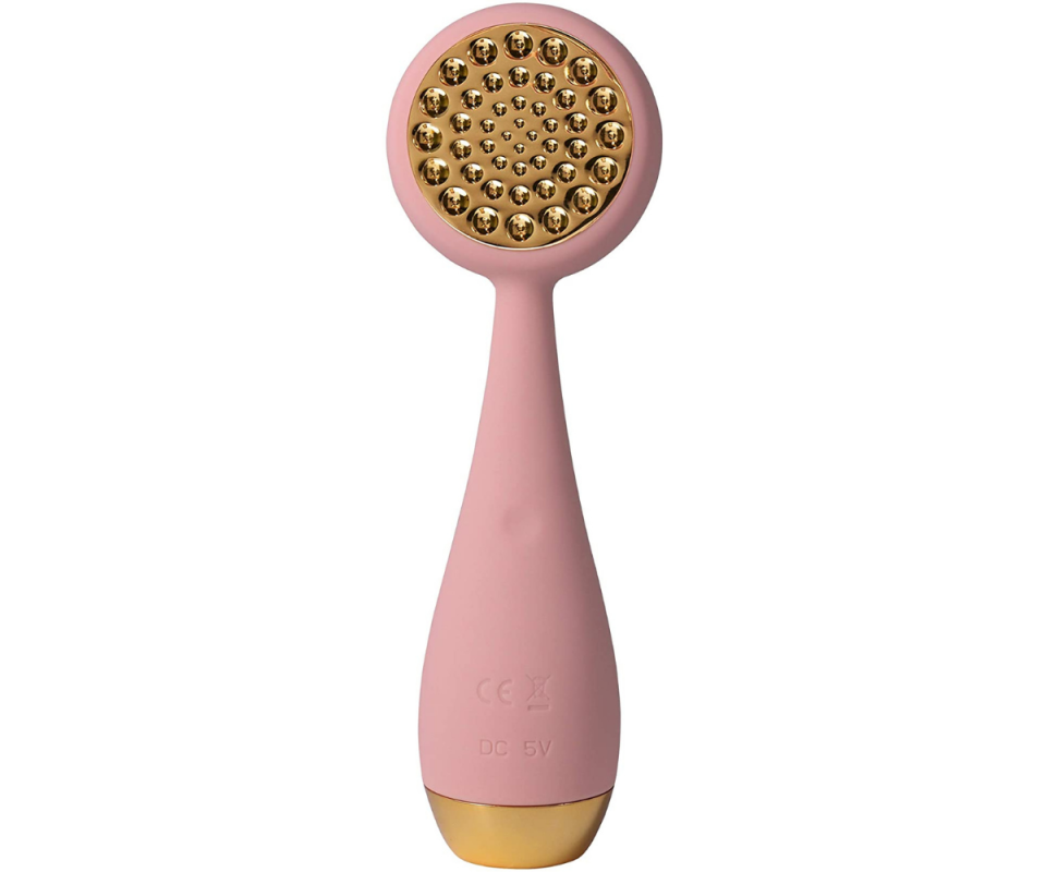 PMD Clean Pro Gold Smart Facial Cleansing Device with Silicone Brush. Photo: Amazon Australia 