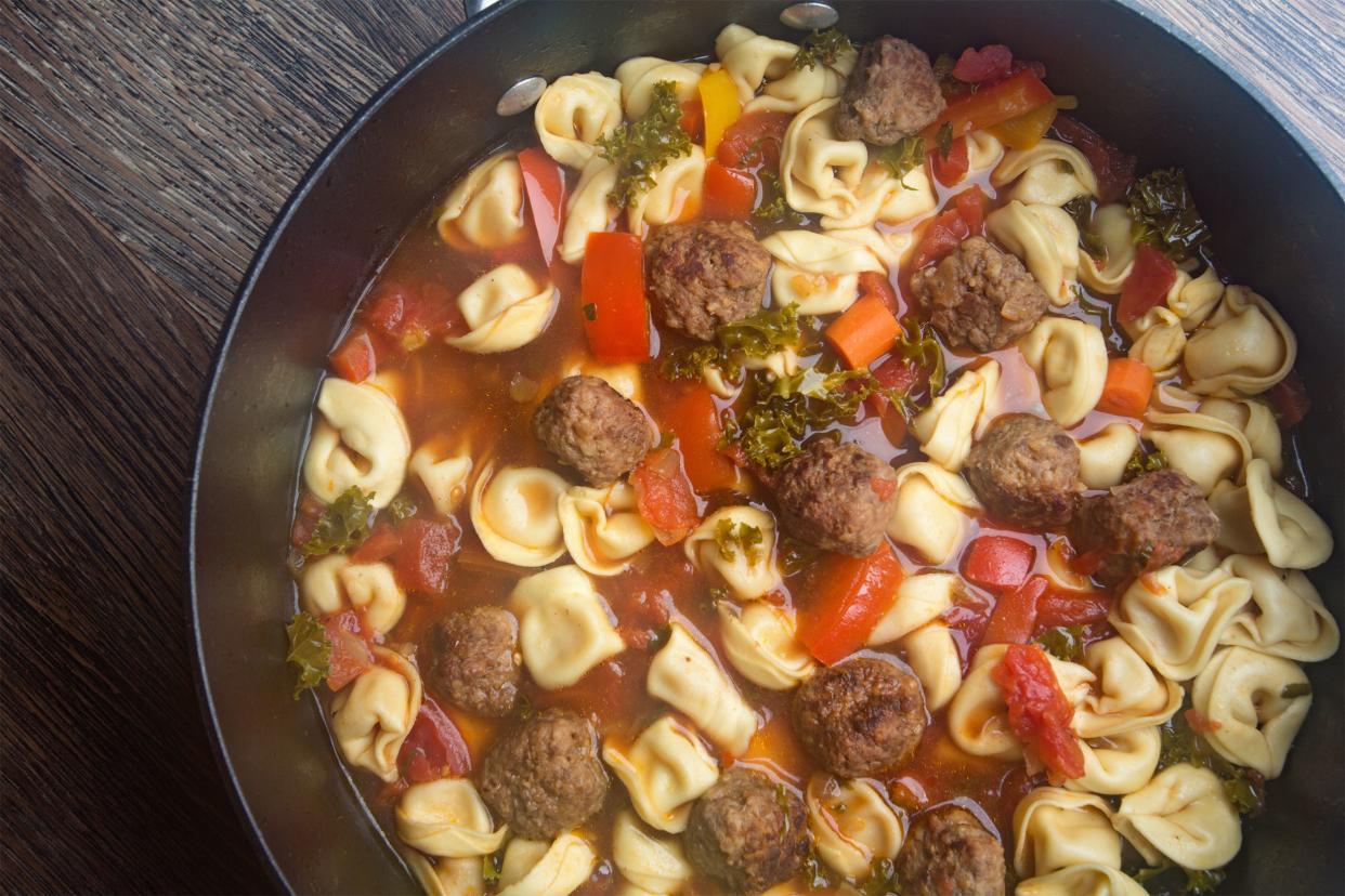 Hearty Italian Meatball Soup