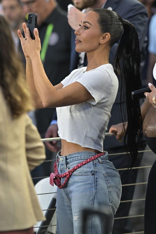 Kim Kardashian Revives Belt Bags at Inter Miami Game With Victoria Beckham