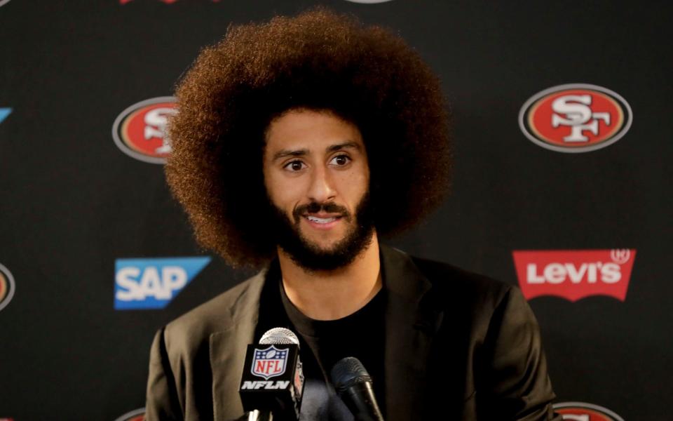 Kaepernick has not been recruited by an NFL team since becoming a free agent in March - FR157181 AP