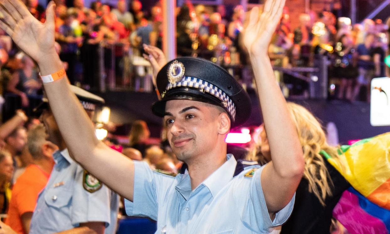 <span>Former NSW police officer Beau Lamarre is alleged to have murdered the Sydney couple at Jesse Baird’s Paddington home on 19 February.</span><span>Photograph: James Gourley/EPA</span>