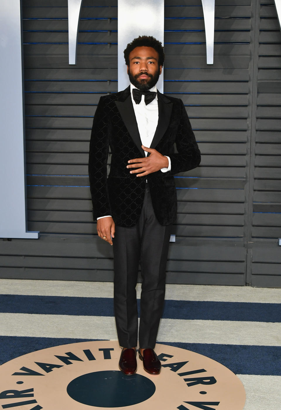 Donald Glover at the 2018 Vanity Fair Oscar Party on March 4, 2018