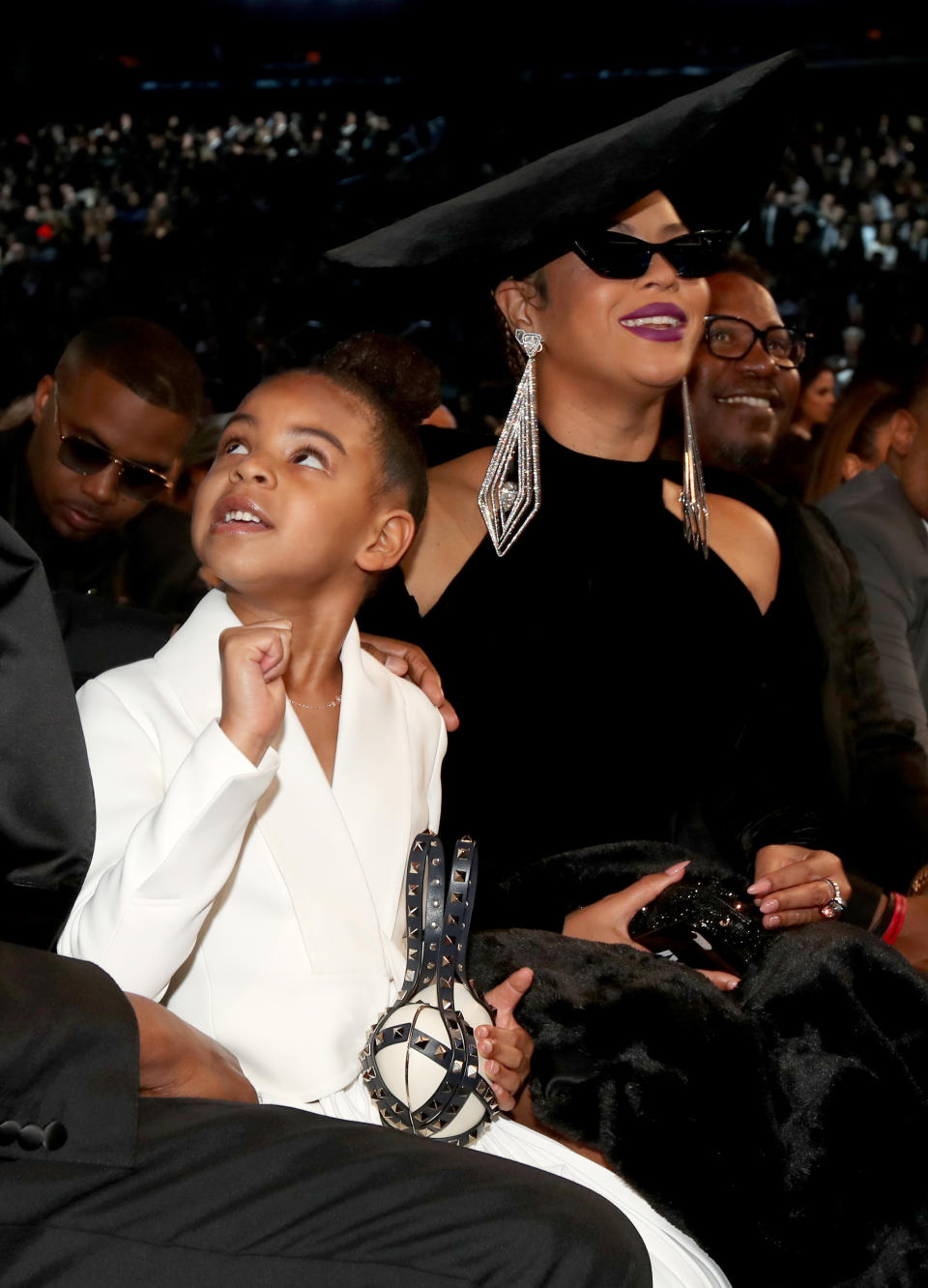 Beyoncé brought daughter Blue Ivy to the 2018 Grammys. (Photo: Christopher Polk/Getty Images for NARAS)