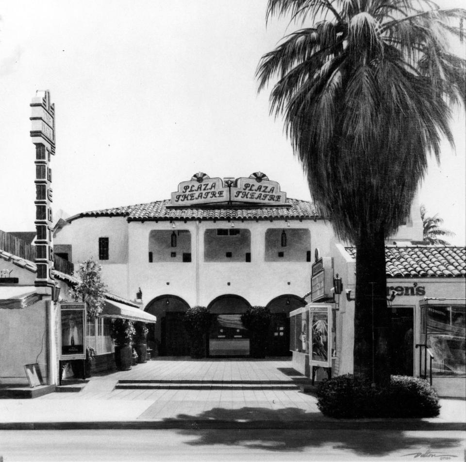 The Palm Springs Plaza Theatre opened in 1936.