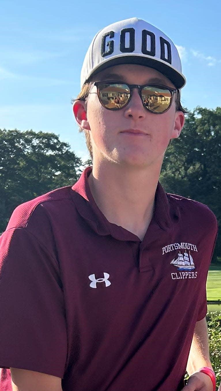 Portsmouth's Shea Harrison shot a 2-over-par 37, helping the Portsmouth High School golf team to a three-team sweep Wednesday at North Conway Country Club. Harrison was one of seven Clippers to shoot a 39 or less.