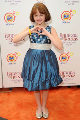 <p>Stephen Lovekin/Getty</p> Joey King in 2010