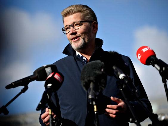 Frank Jensen served as Lord Mayor of Copenhagen and as the deputy of Denmark's governing Social Democratic Party (Ritzau Scanpix/Philip Davali via REUTERS)