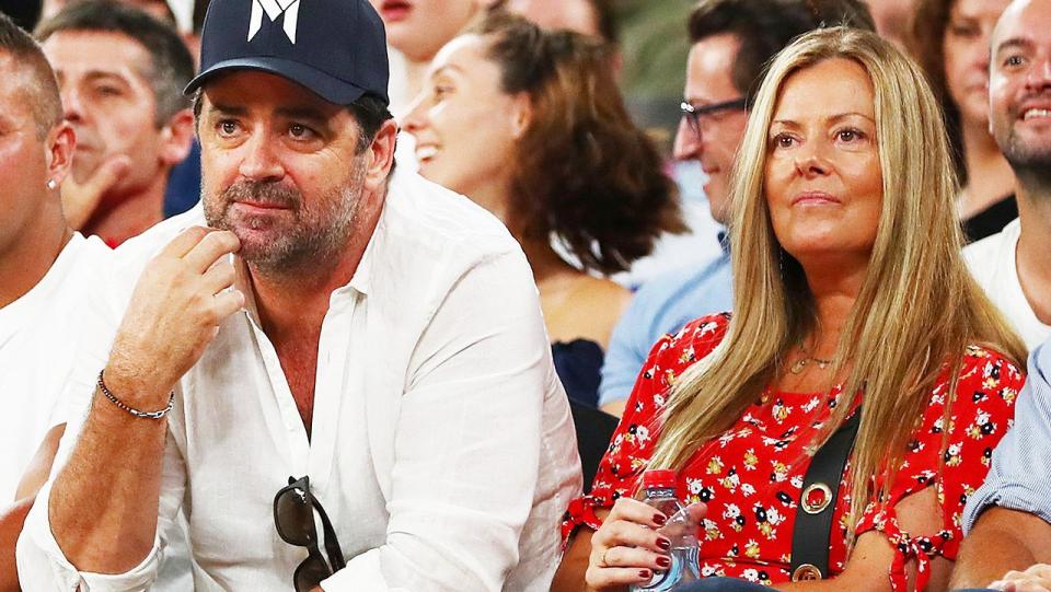 Seen here, Garry Lyon and Nicky Brownless at a sporting event in 2019.