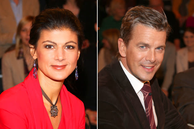 Online-Petition gegen Markus Lanz: Nicht nur Sahra Wagenknecht musste schon unter Markus Lanz leiden (Bilder: ddp images).