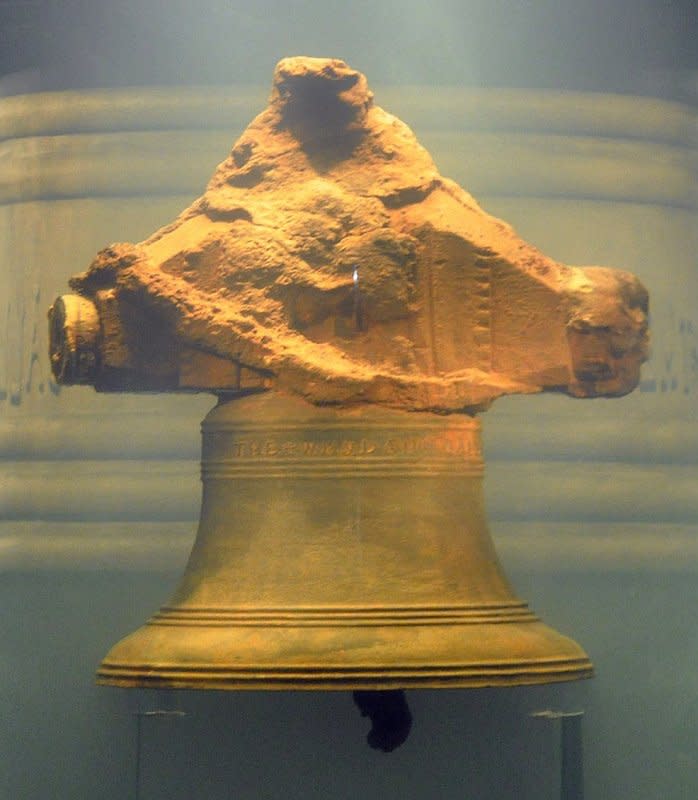 The bell from the pirate ship Whydah was salvaged on October 31, 1985, when divers discovered the ship, which sank February 17, 1717, off Cape Cod, Mass. File Photo by {link:jjsala/Flickr:"https://www.flickr.com/photos/51626509@N00/5116466076" target="_blank"}