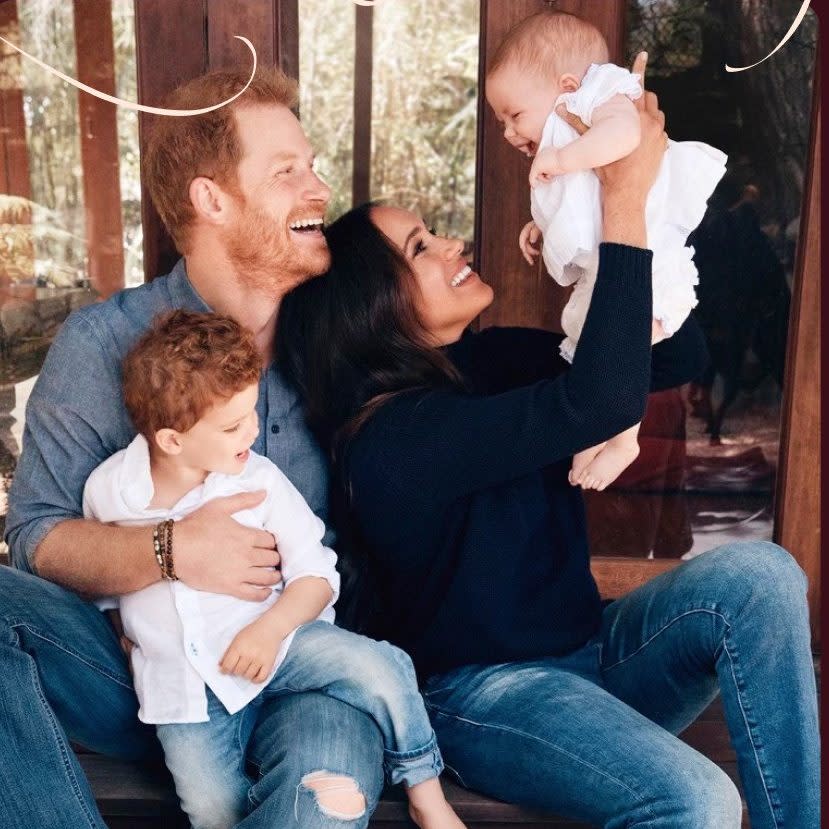 Duke and Duchess of Sussex with their children, Archie and Lilibet - Alexi Lubomirski/The Duke and Duchess of Sussex