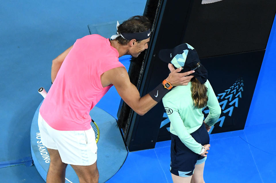 Rafael Nadal entschuldigte sich bei dem jungen Mädchen. (Bild: Getty Images)