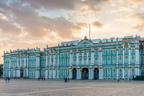 The Hermitage Museum in St Petersburg - Credit: Mlenny/Mlenny