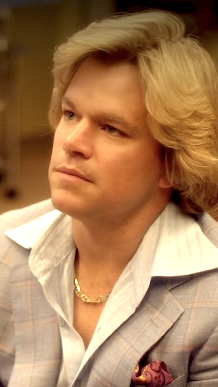 Matt Damon on the set of "Behind The Candelabra"