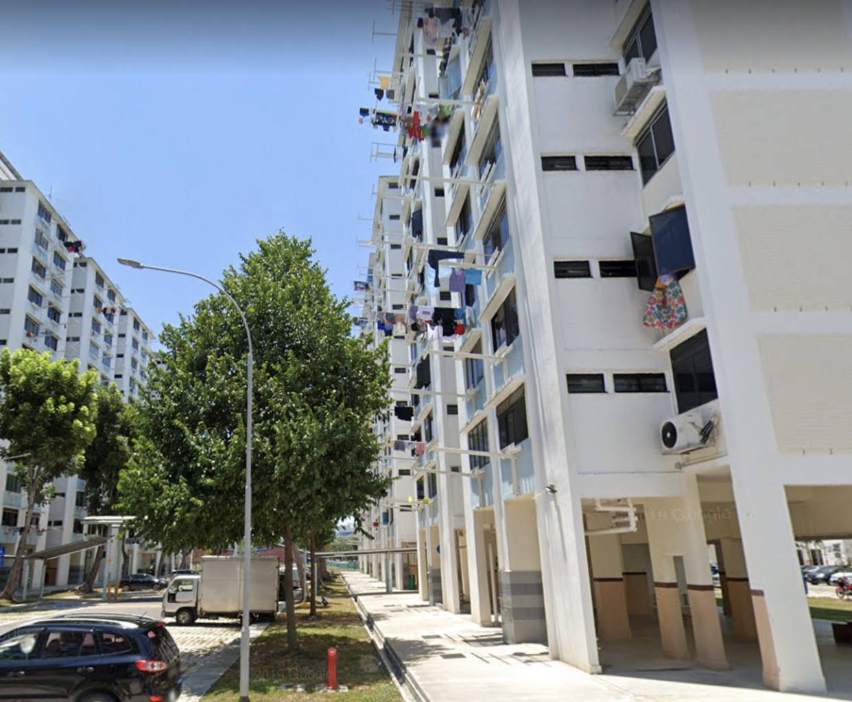 The HDB block in Eunos Crescent where Gong had resided. (PHOTO: Google Street View))