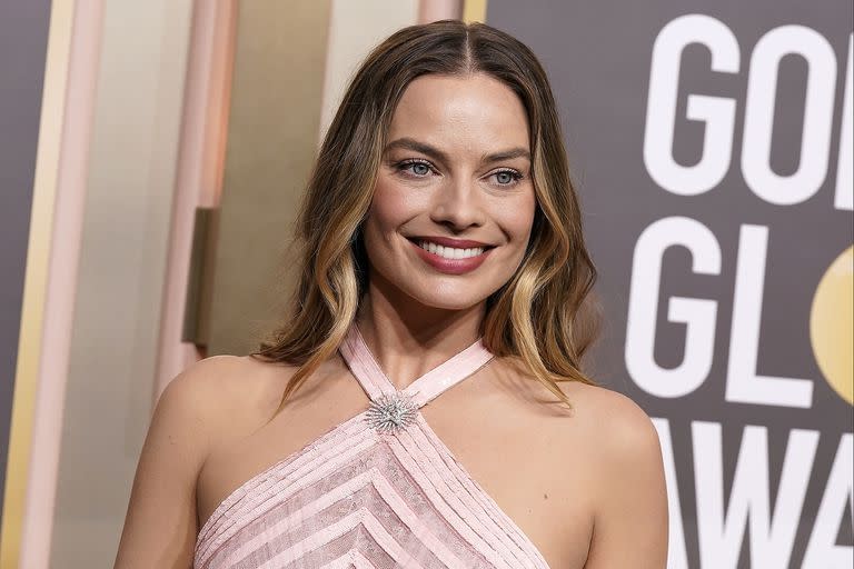 Margot Robbie, en la última edición de los premios Globo de Oro en la que estuvo nominada por su protagónico en la flamante Babylon