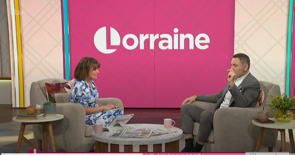 Walliams speaks of his recent drama on Lorraine (ITV)