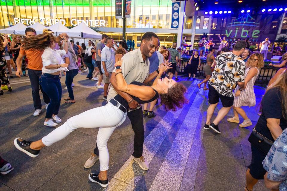 Salsa on the Square returns to Fountain Square this week and will host weekly events through September.