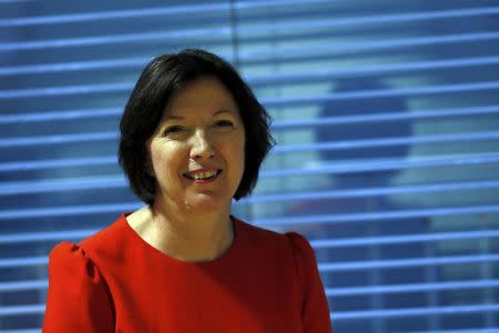 Trades Union Congress (TUC) General Secretary Frances O'Grady poses for a photograph before an interview with Reuters in London, Britain January 26, 2016. REUTERS/Stefan Wermuth