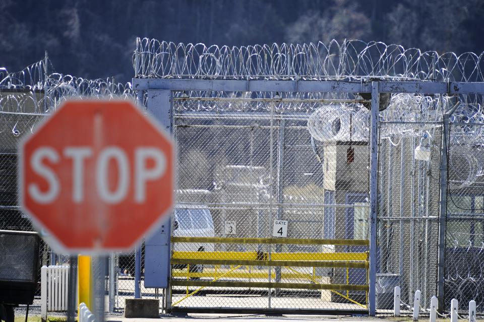 The prison is surrounded by razor wire March 2, 2017, at the Riverbend Maximum Security Institution in Nashville.