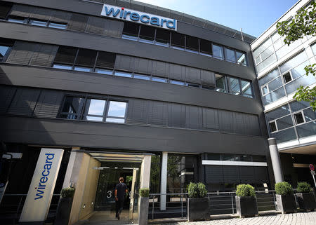 FILE PHOTO: The headquarters of Wirecard AG, an independent provider of outsourcing and white label solutions for electronic payment transactions is seen in Aschheim near Munich, Germany September 6, 2018. REUTERS/Michael Dalder