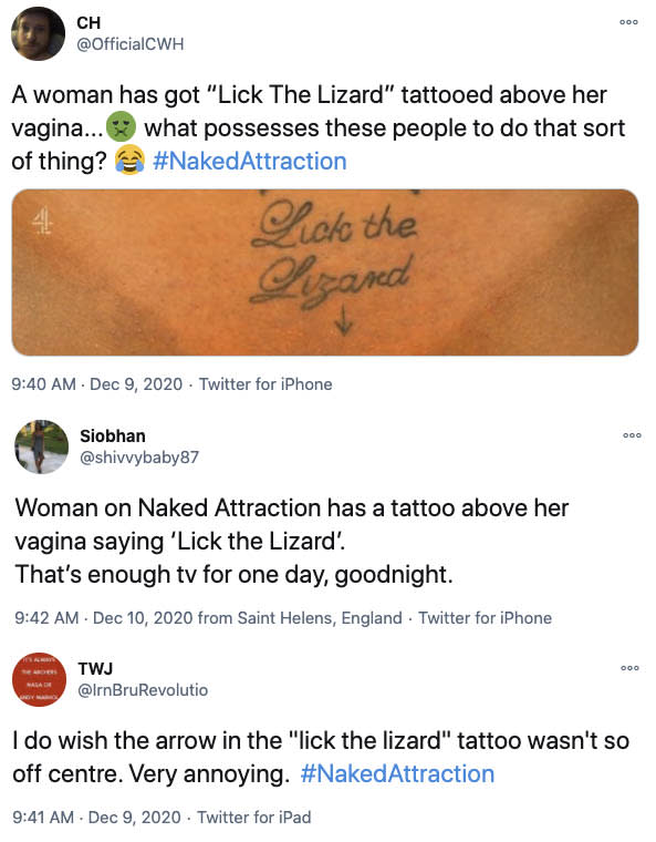 Tweets about Lick the Lizard tattoo