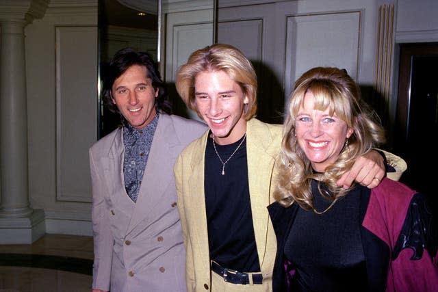 Chesney Hawkes (centre) shot to fame in 1991 when his single 'The One and Only' topped the charts.
