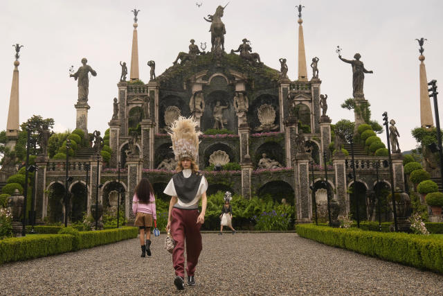 Louis Vuitton takes Baroque and botanical cues from Italy's Isola Bella for  Cruise 2024 collection