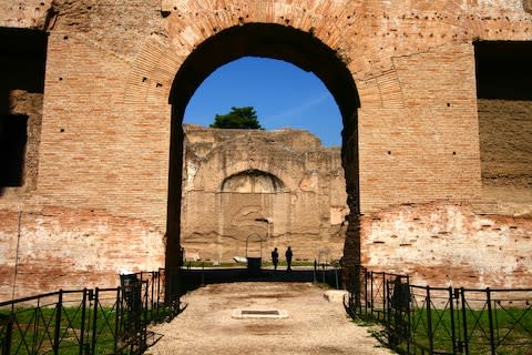 The Baths of Caracalla - Credit: getty