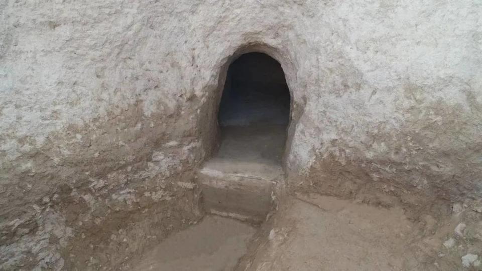 An entrance to one of the secret tunnels.