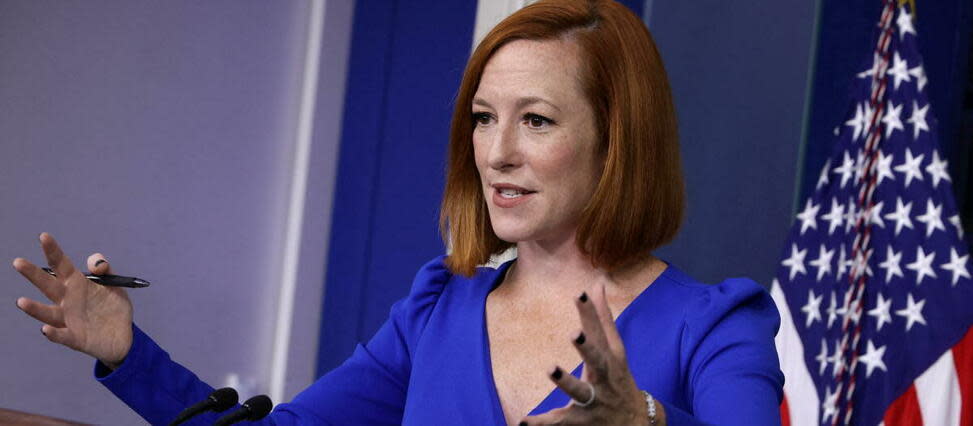 La porte-parole de la Maison-Blanche, Jen Psaki, s'est exprimée ce mardi. 
