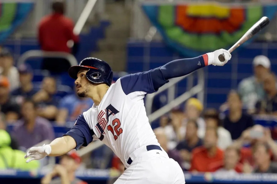 Nolan Arenado es una de las estrellas de Estados Unidos que participarán en el Clásico Mundial de Béisbol.