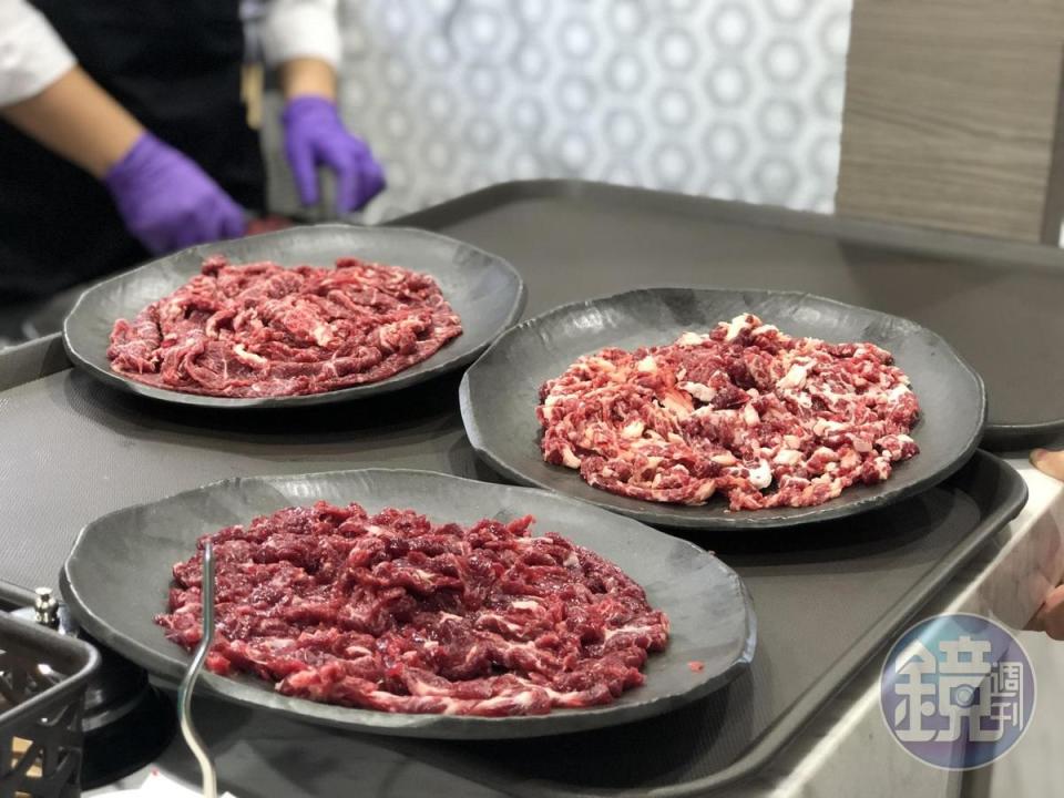 點肉盤會切出不重複部位的肉。