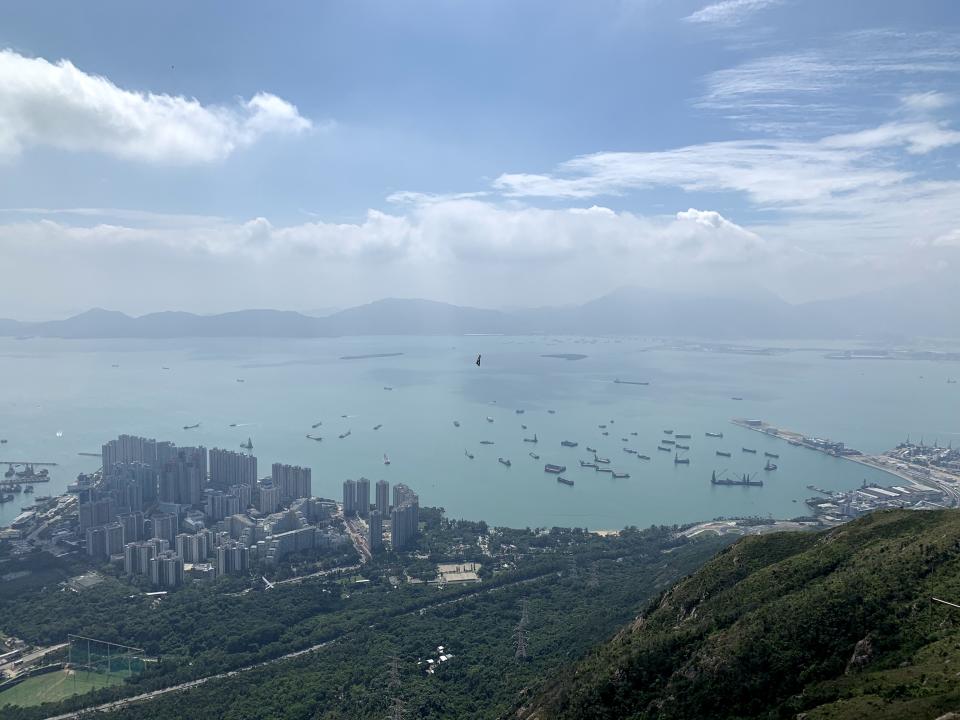 青山_山頂美景_天地一沙鷗