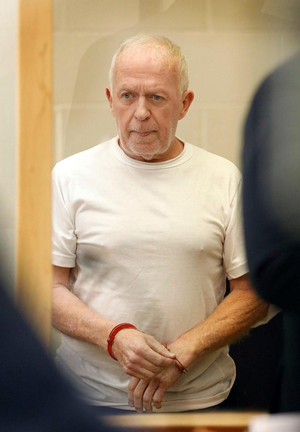 John Sullivan, 77, of Quincy, appears in Quincy District Court on Wednesday, Dec. 7, 2022, for a dangerousness hearing related to an alleged hate crime.