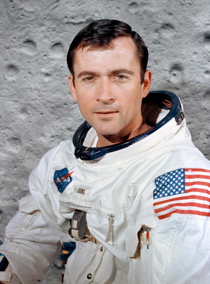 John Young at the Kennedy Space Center, Florida, in 1969.