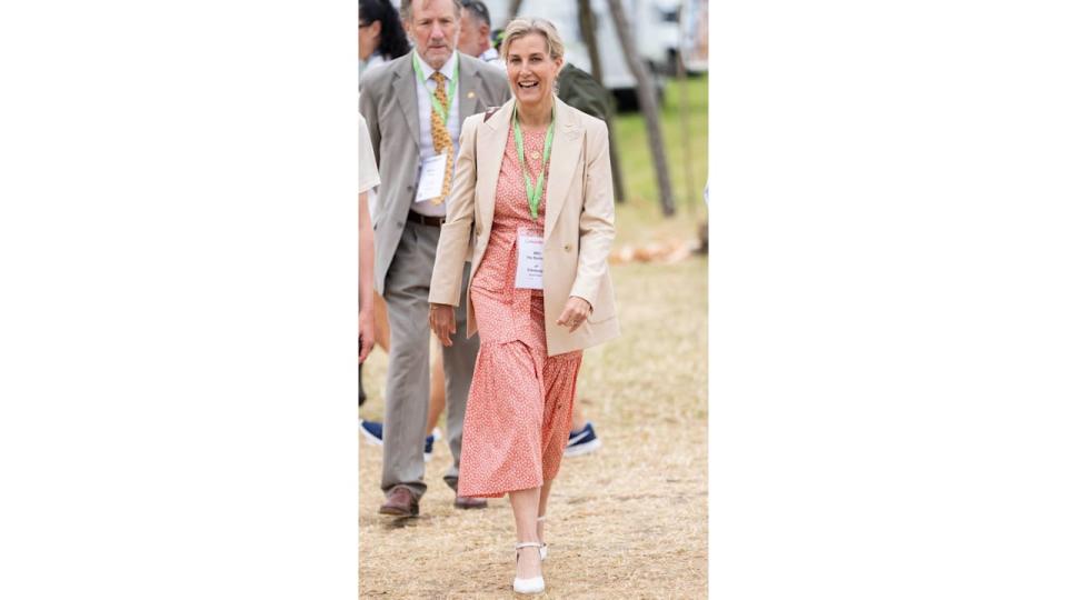 Sophie, Duchess of Edinburgh in her capacity as Honorary President of LEAF (Linking Environment and Farming) visits the Groundswell Agricultural Festival Show at Lannock Manor Farm 