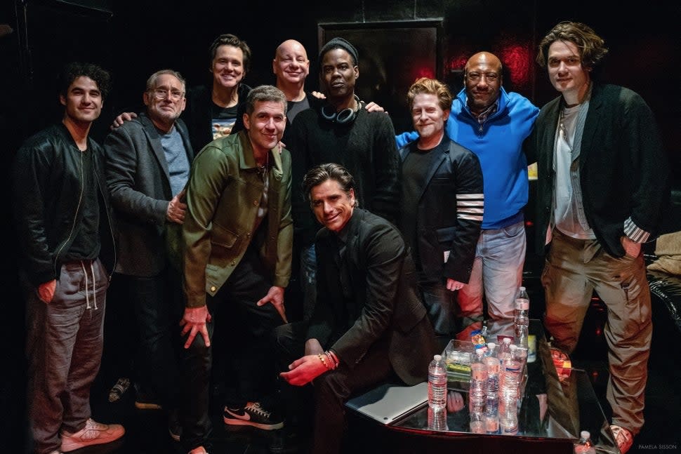 Darren Criss, Mike Binder, Jim Carrey, Mike Young, Jeff Ross, Chris Rock, John Stamos, Seth Green, Byron Allen