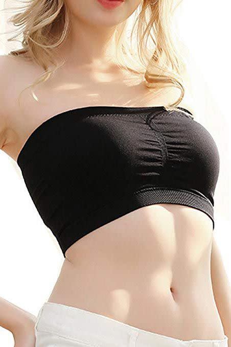 3) PUREMSX Padded Strapless Bra 3-Pack