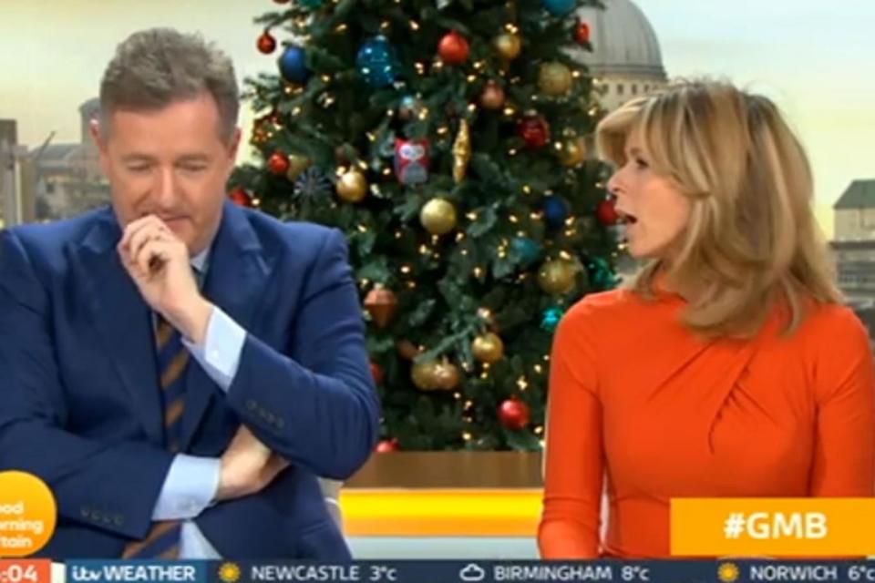 Unimpressed: Piers Morgan had some strong words about reality couples....again (ITV)