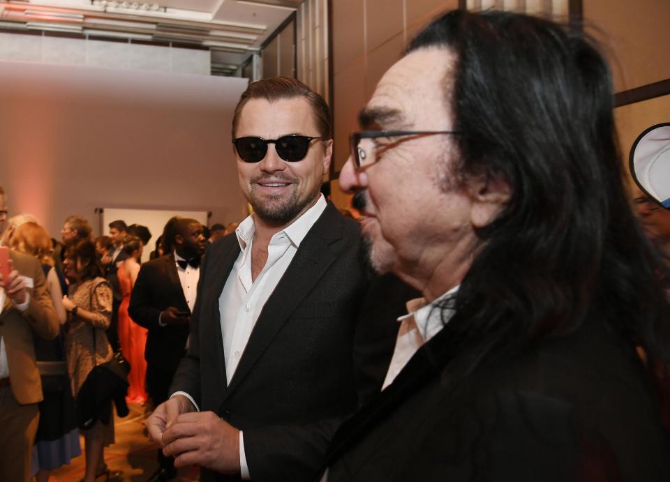 Leonardo DiCaprio with his father George (Getty Images)