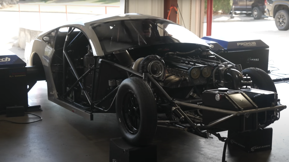 3000 hp 2jz camry drag racer on dyno