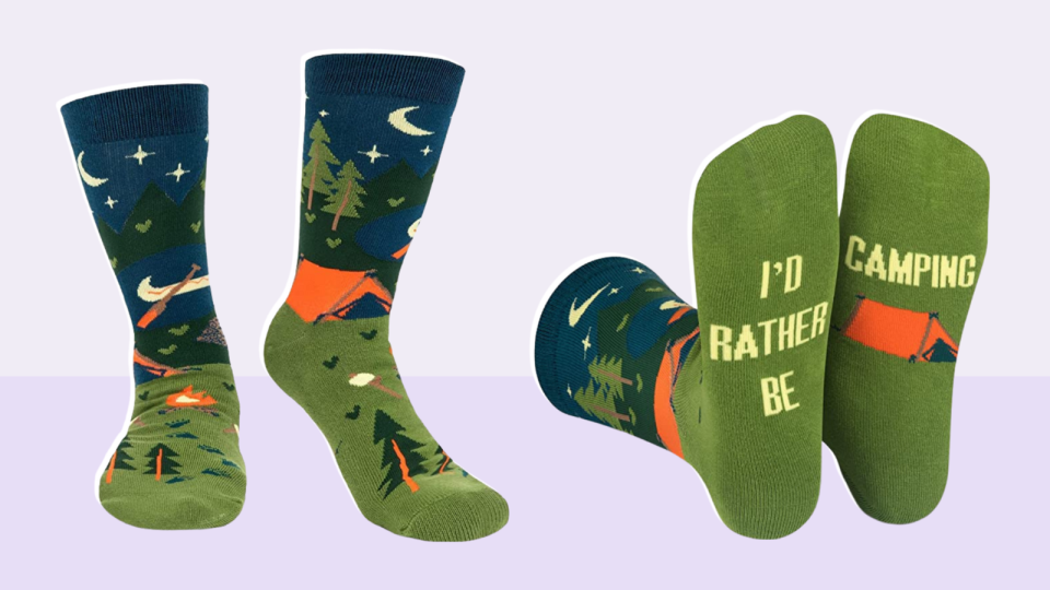 Gifts for outdoorsy women: On-brand socks