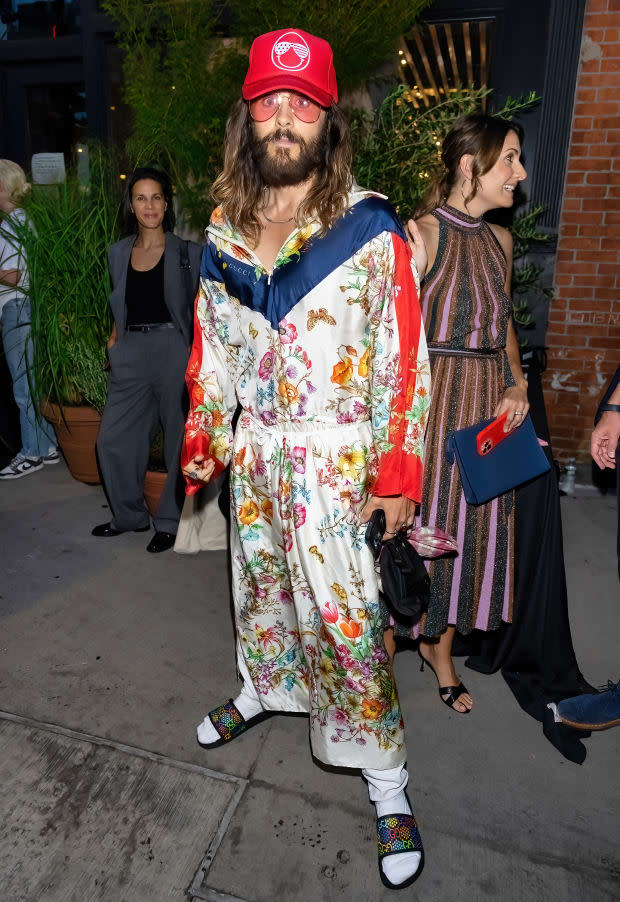 NEW YORK, NEW YORK - SEPTEMBER 12: Actor Jared Leto is seen arriving to VOGUE World: New York during <a href="https://parade.com/living/september-holidays-observances" rel="nofollow noopener" target="_blank" data-ylk="slk:September;elm:context_link;itc:0;sec:content-canvas" class="link ">September</a> 2022 New York Fashion Week on September 12, 2022 in New York City. (Photo by Gilbert Carrasquillo/GC Images)<p><a href="https://www.gettyimages.com/detail/1423282597" rel="nofollow noopener" target="_blank" data-ylk="slk:Gilbert Carrasquillo/Getty Images;elm:context_link;itc:0;sec:content-canvas" class="link ">Gilbert Carrasquillo/Getty Images</a></p>