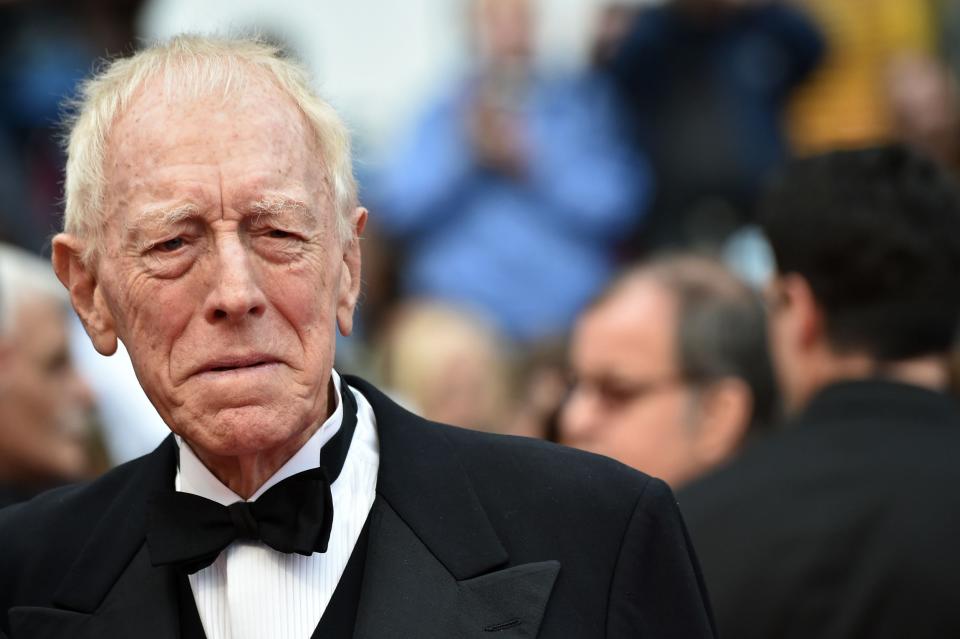 Von Sydow died at the age of 90 (AFP via Getty Images)