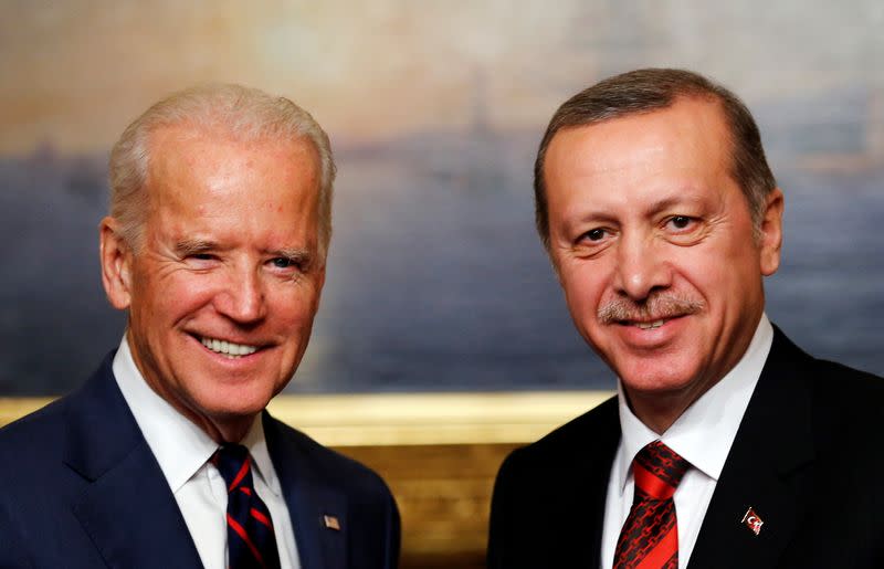 FILE PHOTO: U.S. VP Biden meets with Turkey's President Erdogan in Istanbul