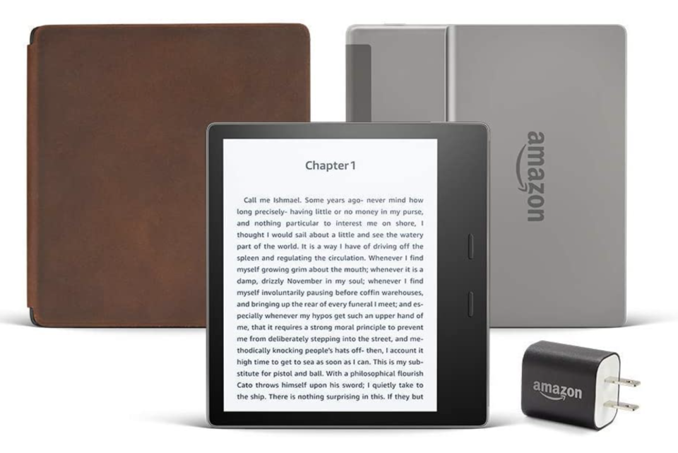 Kindle Oasis Essentials Bundle (Photo via Amazon)